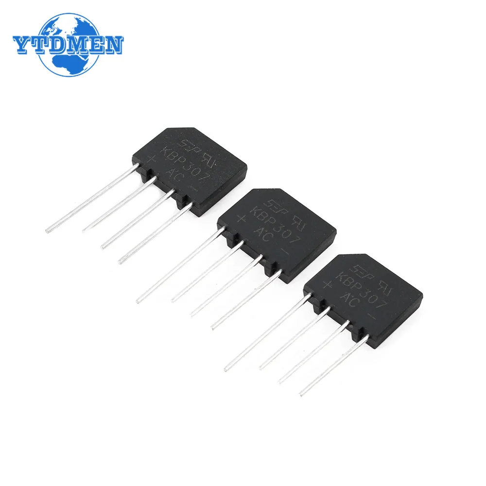 10PCS KBP Diode bridge rectifier KBP307 3A 1000V power diodes electronica componentes