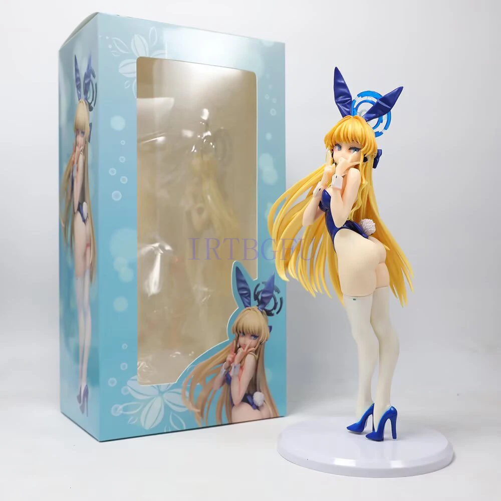 28 سنتيمتر الأزرق الأرشيف Asuma Toki 1/7 الأرنب فتاة ماكس مصنع شخصيات كرتونية بولي كلوريد الفينيل عمل الشكل لعبة أرقام نموذج جمع دمية #1