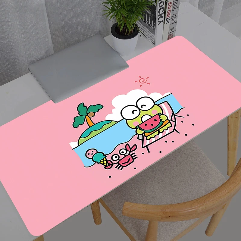 

Keroppi Anime Gaming Speed Mouse Pad Gamer durable anime max xxl Large Mouse Mat Keyboard Mousepad Computer Desk Mat