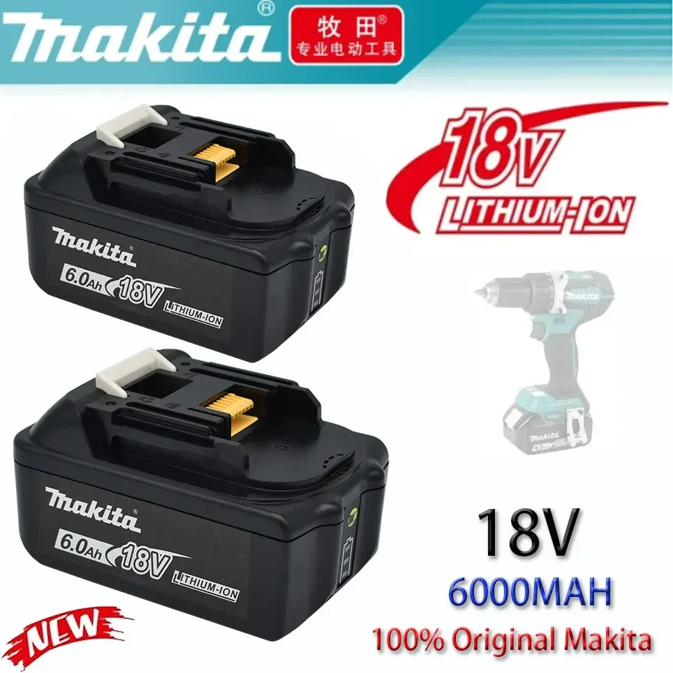 

Makita Original Lithium ion Rechargeable Battery 18V 6000mAh 18v 6.0Ah drill Replacement Battery BL1860 BL1830 BL1850 BL1860B