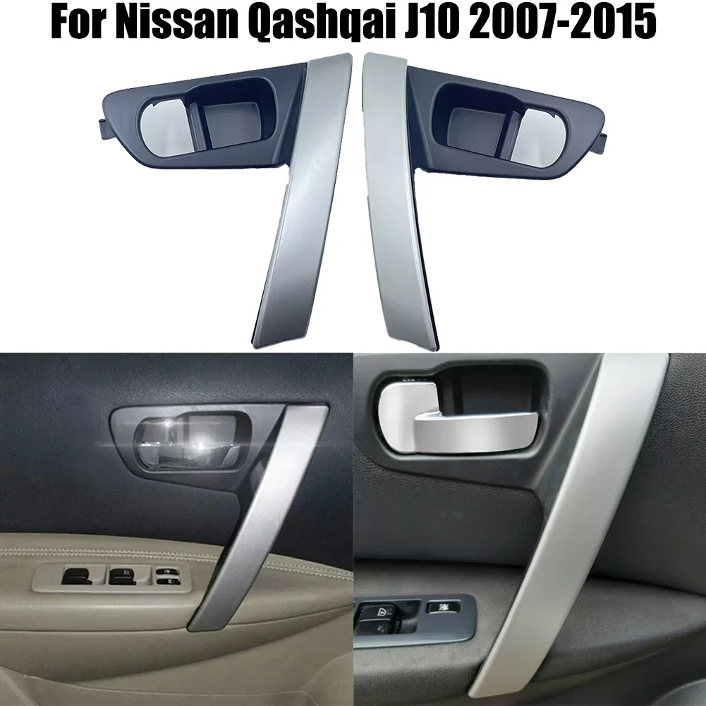 

1 Pair Car Interior Door Handles For Nissan For QASHQAI J10 2007-2015 80944-JE50A 80945-JE50A Left And Right Inner Handle Cover