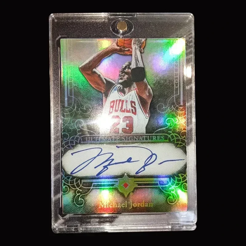 SPORTS Homemade Star Cards DIY Michael Jordan Refractor Cards Card Bricks Collection Holiday Gifts Red Bull Limited signatures