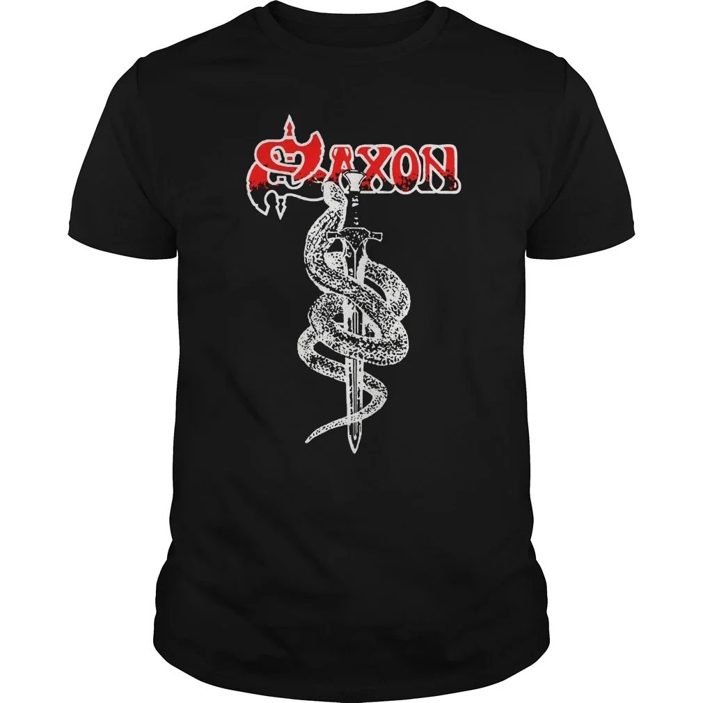 

Funny Men T Shirt Women Novelty Tshirt Saxon Band Tshirt Cool T-Shirt