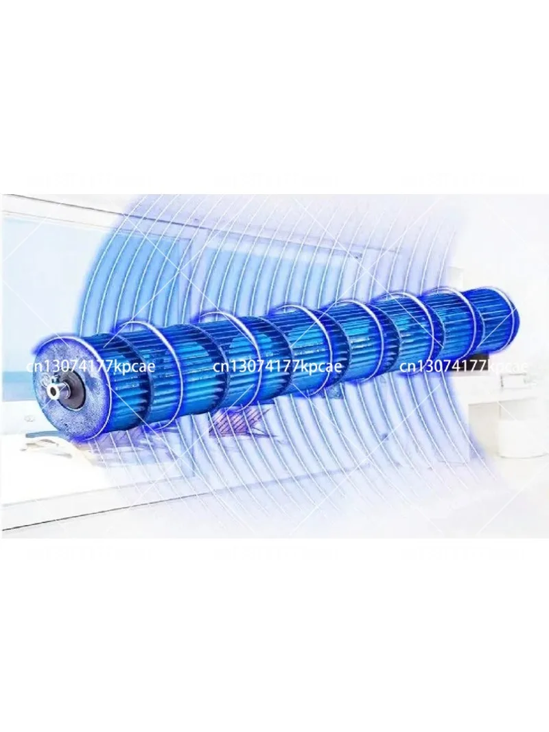 Air conditioning cross-flow fan blade fan wheel universal 1.5/2/3/2.5 P internal machine hanging roller fan accessories