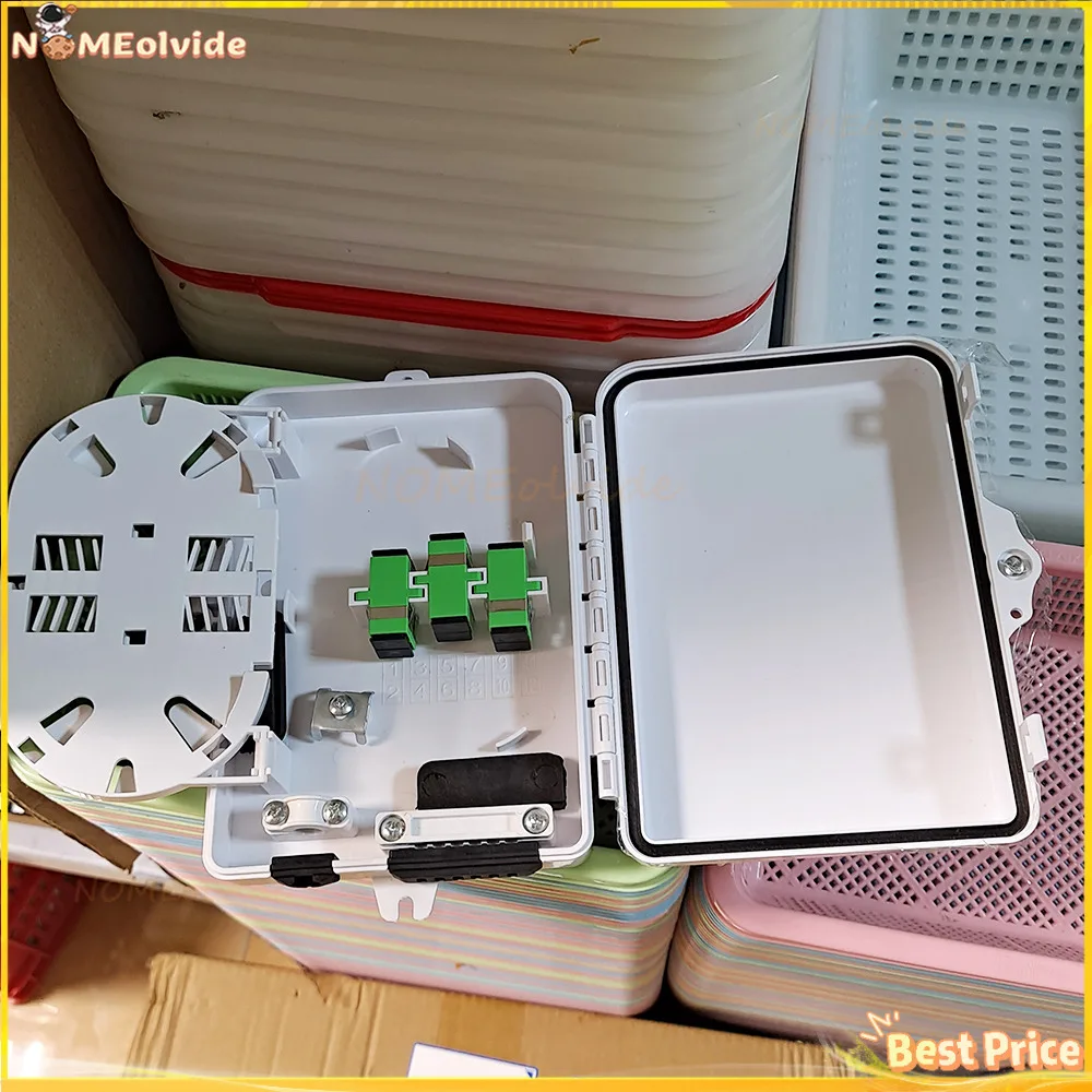 

1 шт. коробка FTTH основной терминал 6 портов оптического распределения FTTX оптоволоконный разветвитель