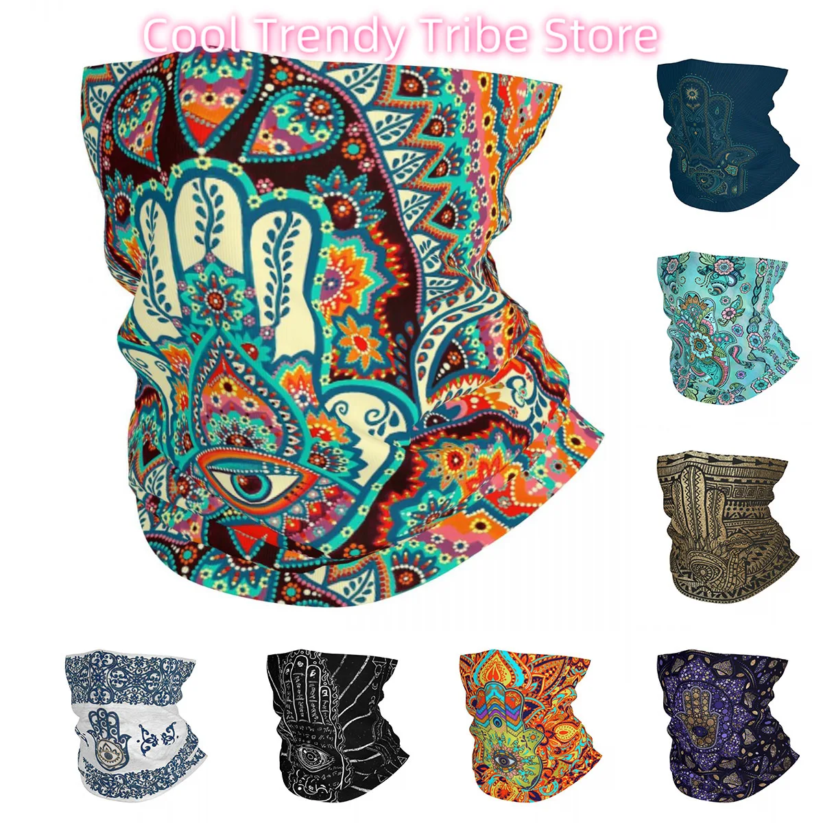

Хамса ручная богемная бандана на шею гетры с принтом хиппи Мандала Пейсли Маска в стиле бохо Шарф Балаклава Спорт на открытом воздухе Взрослый ветрозащитный