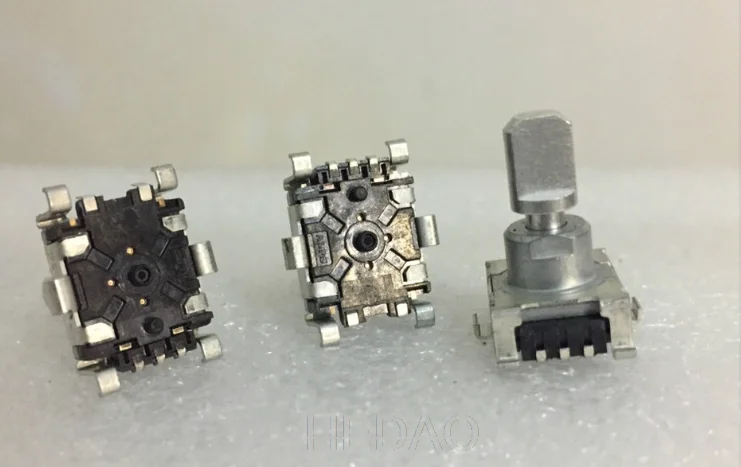 Potenciômetro rotativo com volume e refluxo, Tipo eixo de metal, RK1191124001 SMT, B10K, 10 PCs/Lot