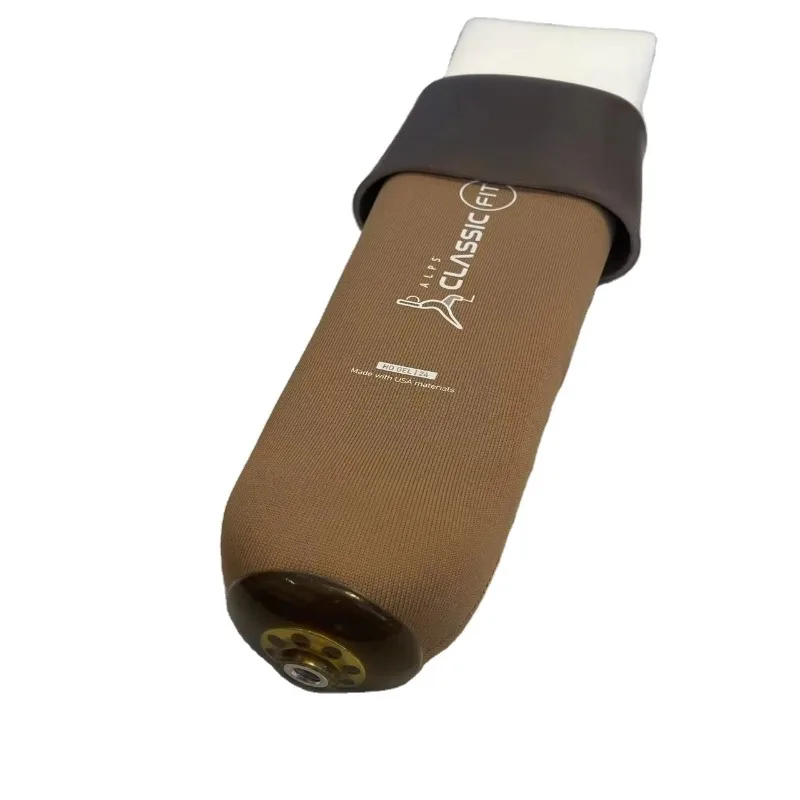 Technical HD Gel Fabric-Covered Prosthetic Leg Liner for Distal Connector Assessment