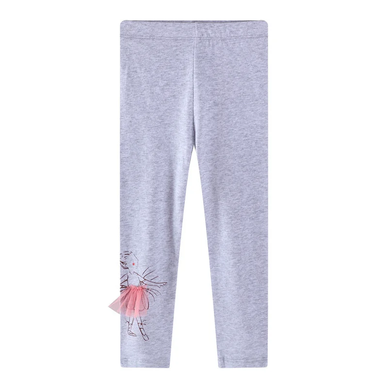 

Jumping Meters 2-7T Applique Girls Leggings Pants Clothing Applique Full Length Fashion Girls Baby Skinny Pencil Pants