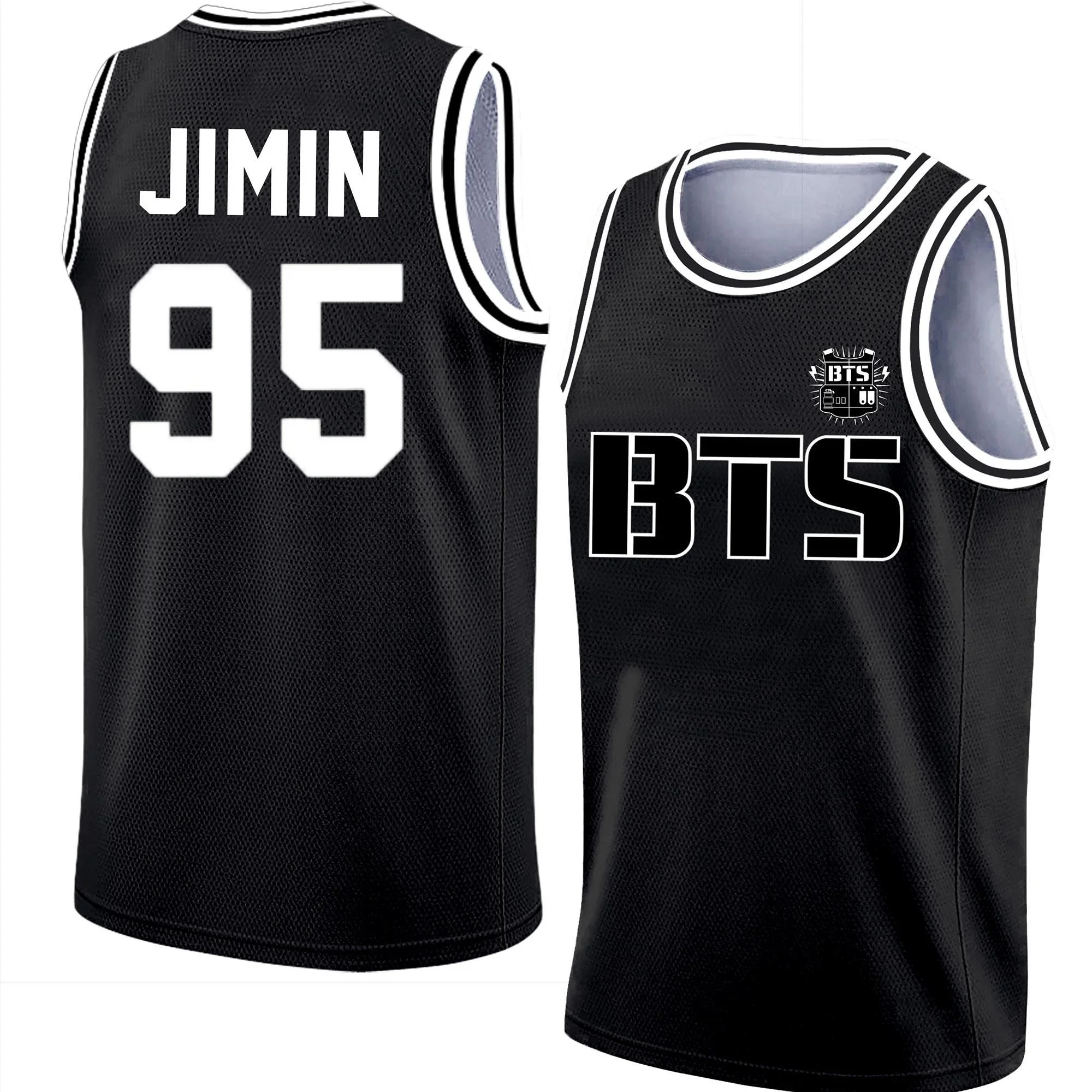 BTS Arirang 2026 World Tour Neues Basketball-Outfit KpopY2k Atmungsaktives Tanktop Lässiges Hemd Street-Family-Kleidung – Detail 6