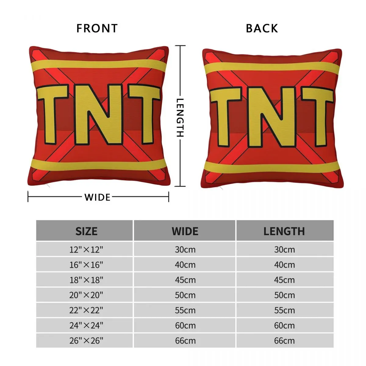 Crash Team Racing TNT Booom Square Pillowcase Polyester Linen Velvet Creative Decorative Pillow Home Cushion Cover Wholesale