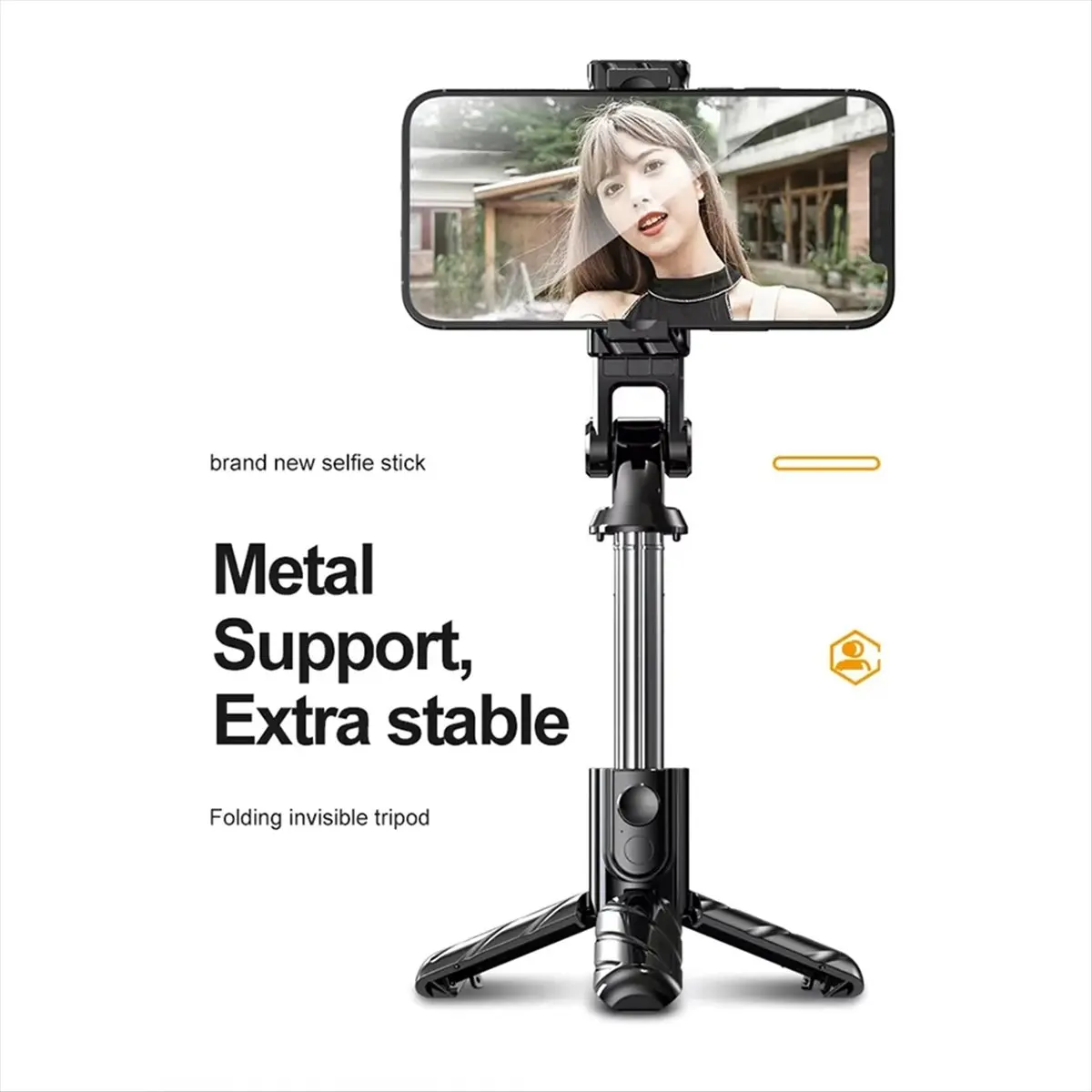 ♬◤Popular Style  ◥V03 Bluetooth Wireless Selfie Stick/Tripod Stand with Bluetooth Shutter Extendable Monopod for Mobile Phone