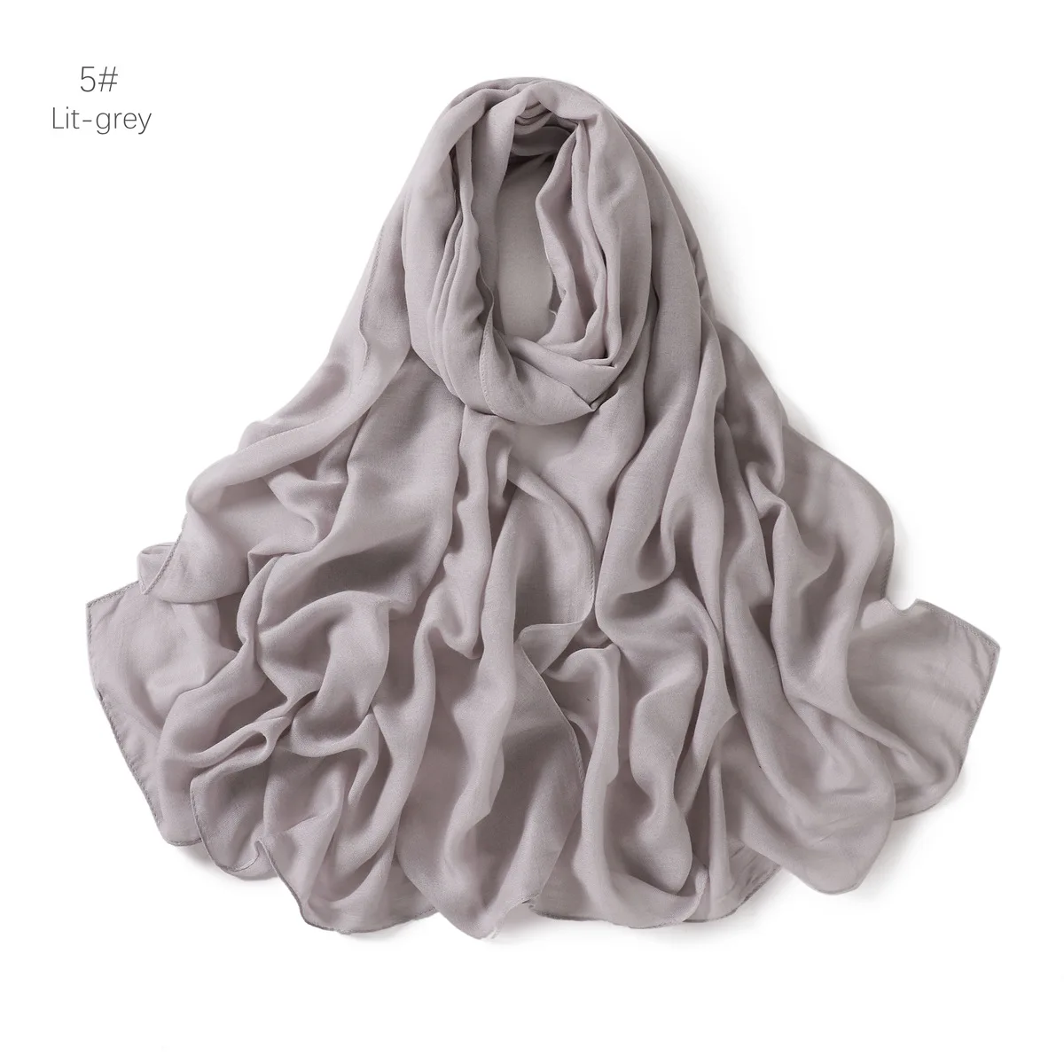 Thin Modal Solid Color Breathable Human Cotton Shawl Cotton and Linen Women's Scarf Headscarf