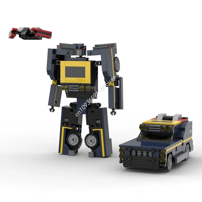 

323pcs MOC Transforming Robot Soundwave Laserbeak Model Building Blocks DIY Birthday Toys Brick Christmas Gifts