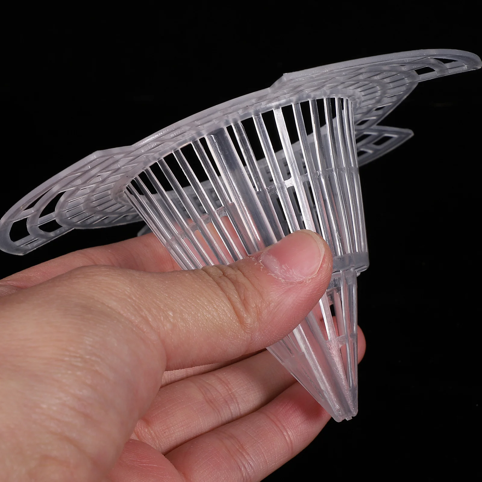 

25Pcs Flowerpot Bottom Mesh Pads Plastic Cone Plant Pot Hole Breathable Drainage Gaskets Suitable for Bonsai Garden Balcony