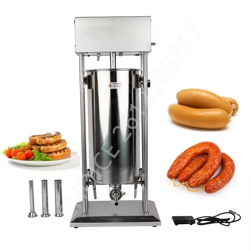 

Electric Automatic Sausage Stuffer Meat Filler Machine Commercial Home Appliance For Hot Dog Make Sausage Filling Machine