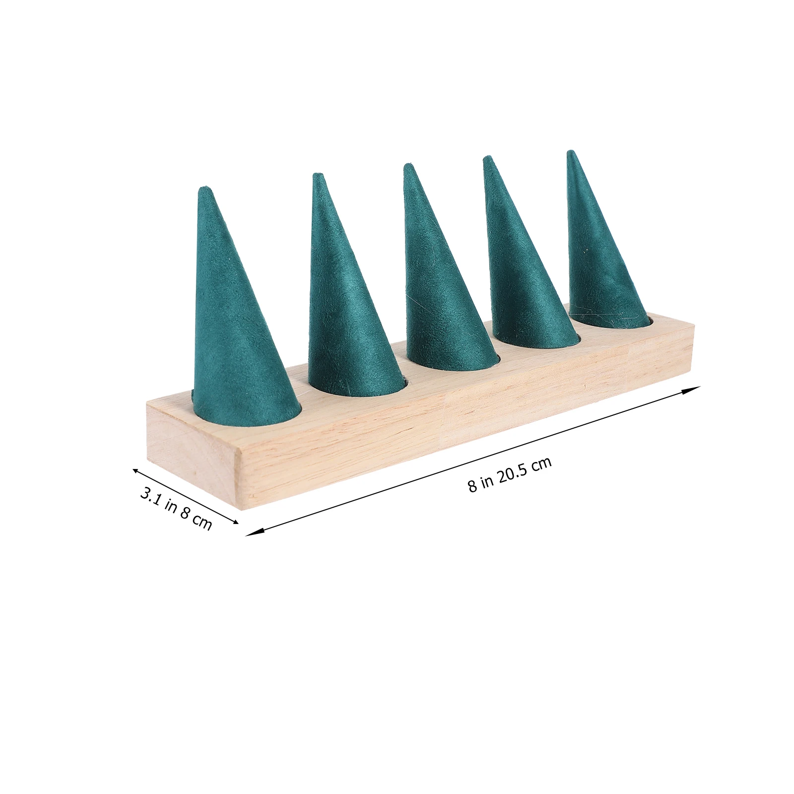 

Стойка для колец из цельного дерева, прочный органайзер для ювелирных изделий на палец, подставка для хранения, витрина, держатель для домашнего декора, подарок