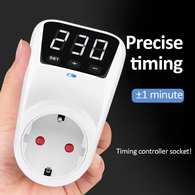 Adjustable Voltage Automatic Overvoltage and Undervoltage Protection Power Surge Protector Socket Protector 15A/16A EU/US Plug