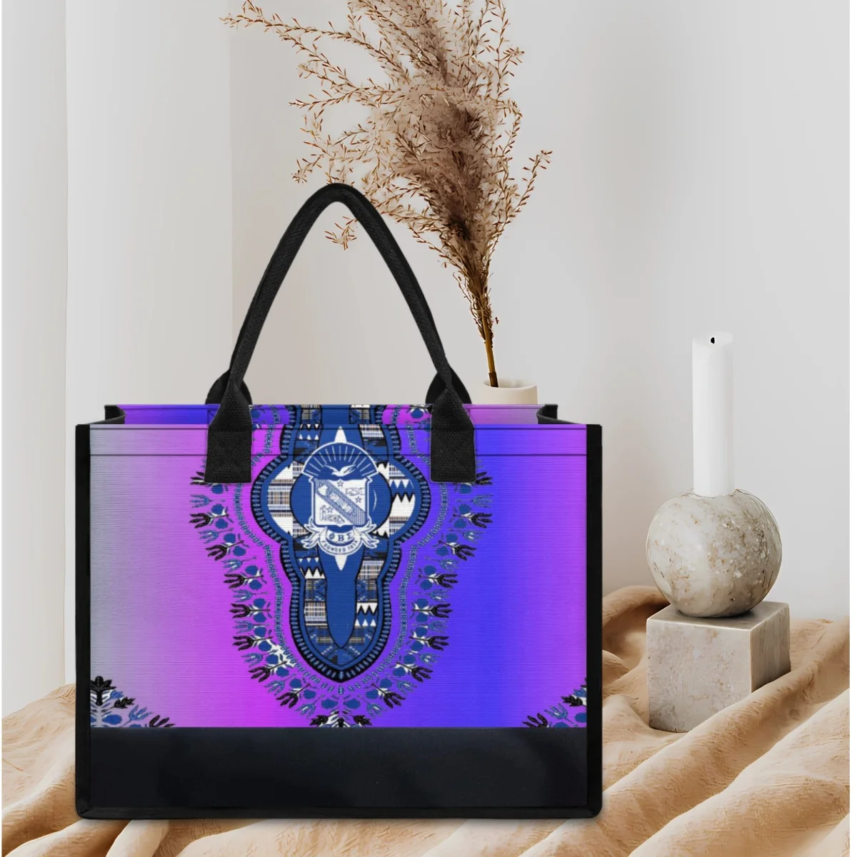 Phi Beta Sigma Tribal Designer Casual Strandtas Vintage Hoge Kwaliteit Top Handvat Outdoor Bakken Feest Elegante Clutch Handtassen 2023