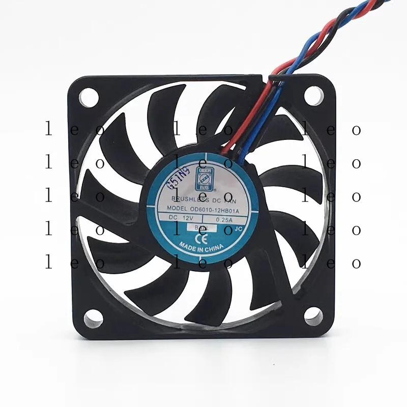 BB  OD6010-12HB01A 12V 0.25A 3 Line Speed Measurement Ultra-thin CPU cooling Fan