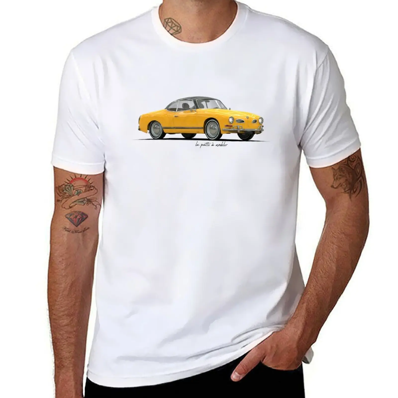 

Karmann Ghia T-Shirt cotton t shirts high quality t shirts for man pack white T-Shirt