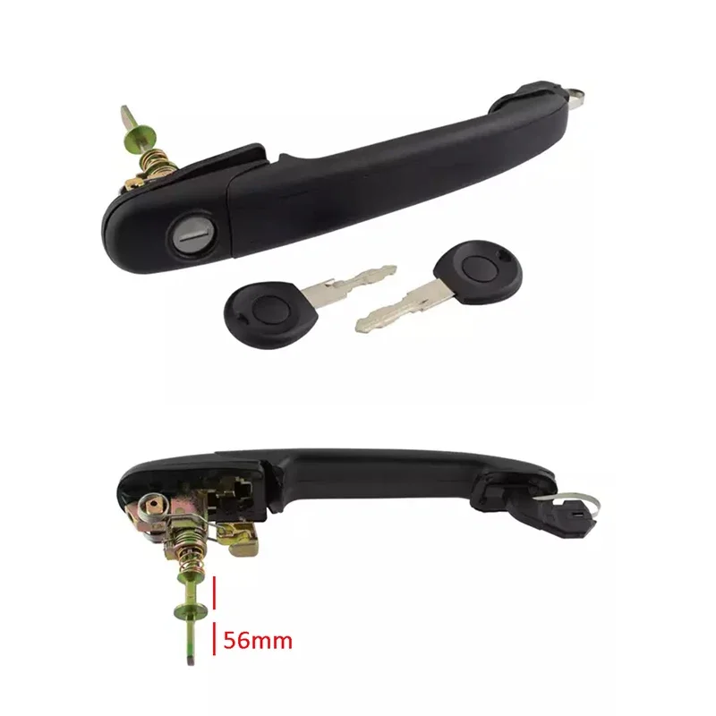 6N0837207C/D Front Left Right Door Handle with 2 Same Keys for P-OLO 6N 6N1 6N2 SHARAN SEAT ALHAMBRA GALAXY