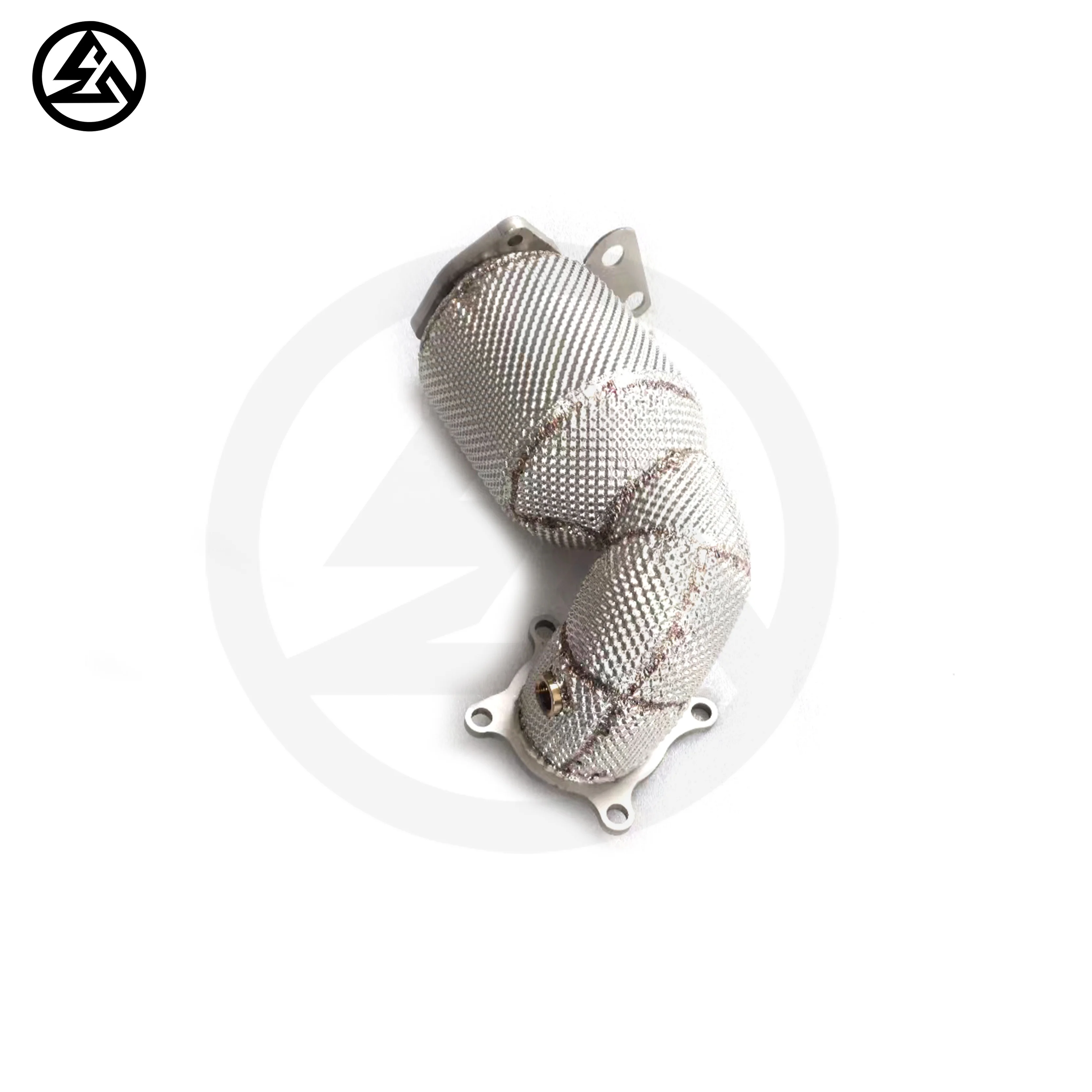 ODM High Flow Catted Downpipe for VW Multivan T5/T6 2.0T Auto Performance Parts Exhaust Pipe With Catalyst