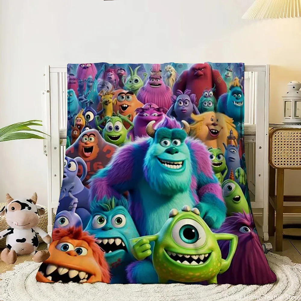 

Disney Monster INC Flannel Thin Blanket.Four Season Blanket. Travel Picnic,for Sofa,Beds,Living Rooms,Fluffy Blanket Gifts