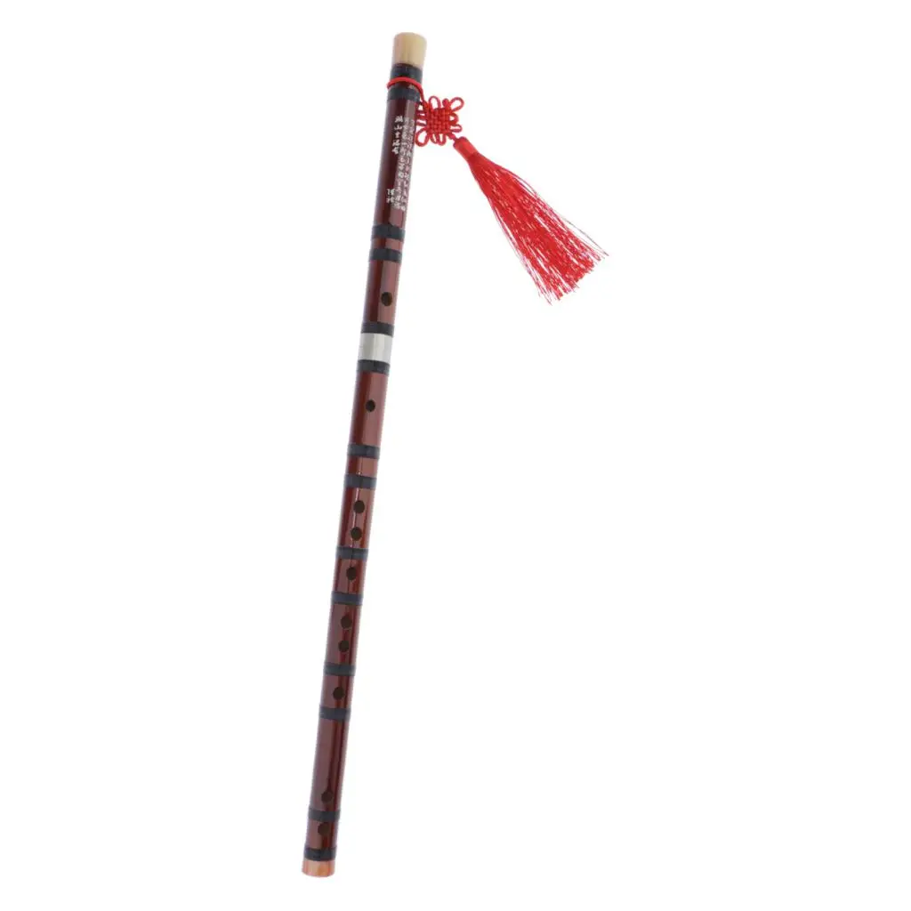 Chinese Bamboo Flute Dizi Two Section Melodic Woodwind Instrument for Students and Hobbyists