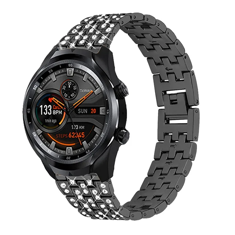 

For Ticwatch GTH Milan Magnetic Strap Ticwatch E3 Stainless Steel Bracelet Ticwatch C2 2 E GTA Watchband