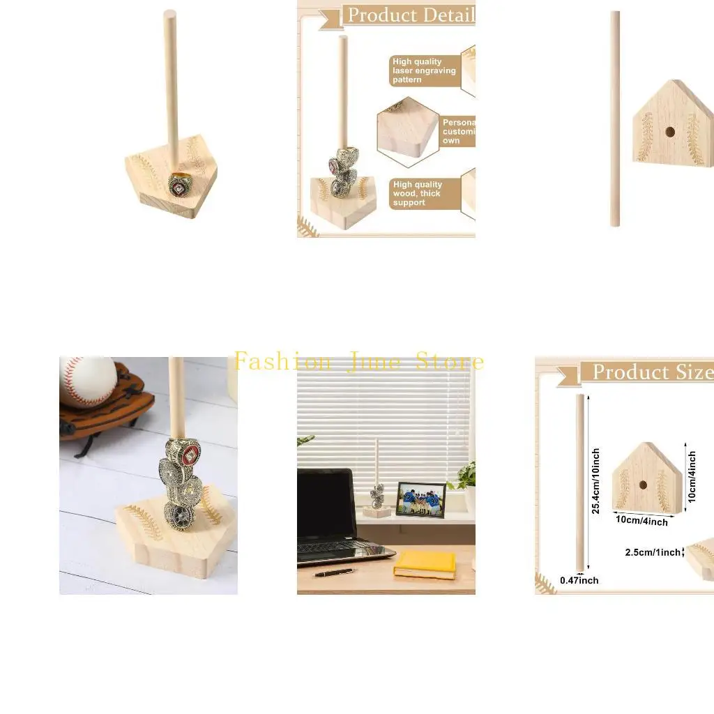 

N5KA Baseball Display Stand Softball Rings Holder Championship Rings Display Rack