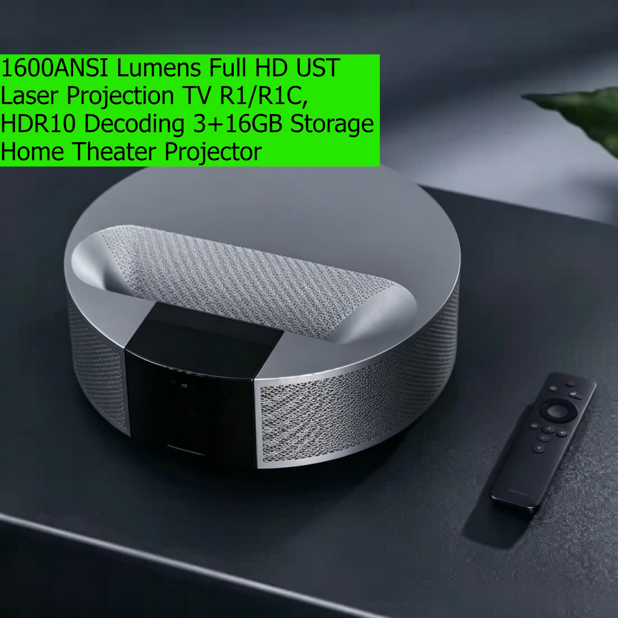 Home Cinema Laser Projector - 1600 ANSI Lumens Full HD UST