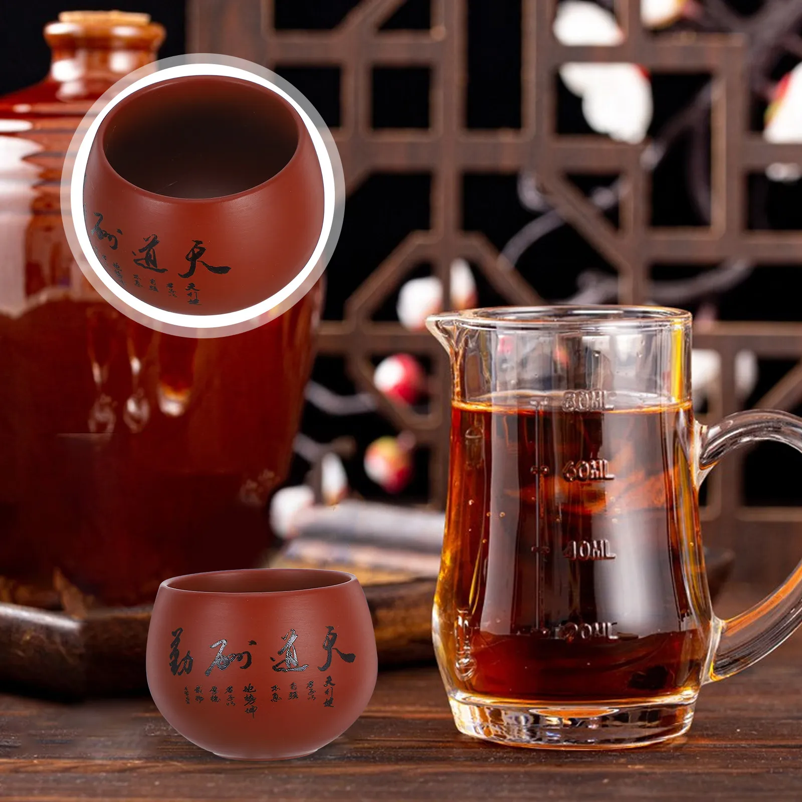 Yixing Zisha Tea Cup Large Size Purple Clay Chinese Ceramics Gongfu Tea Cup Authentic Craftsmanship Heat Retaining Teaware