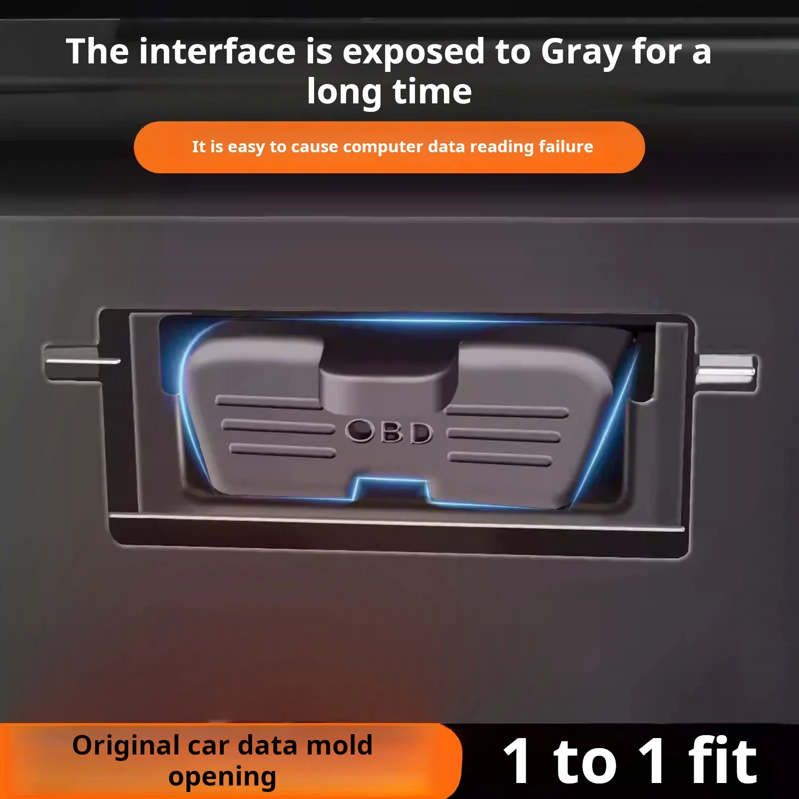 waterproof car OBD Port Cover silicone rust-proof OBD Port Lock Protective Sleeve Dust OBD Clogging Caps for Car Accessories