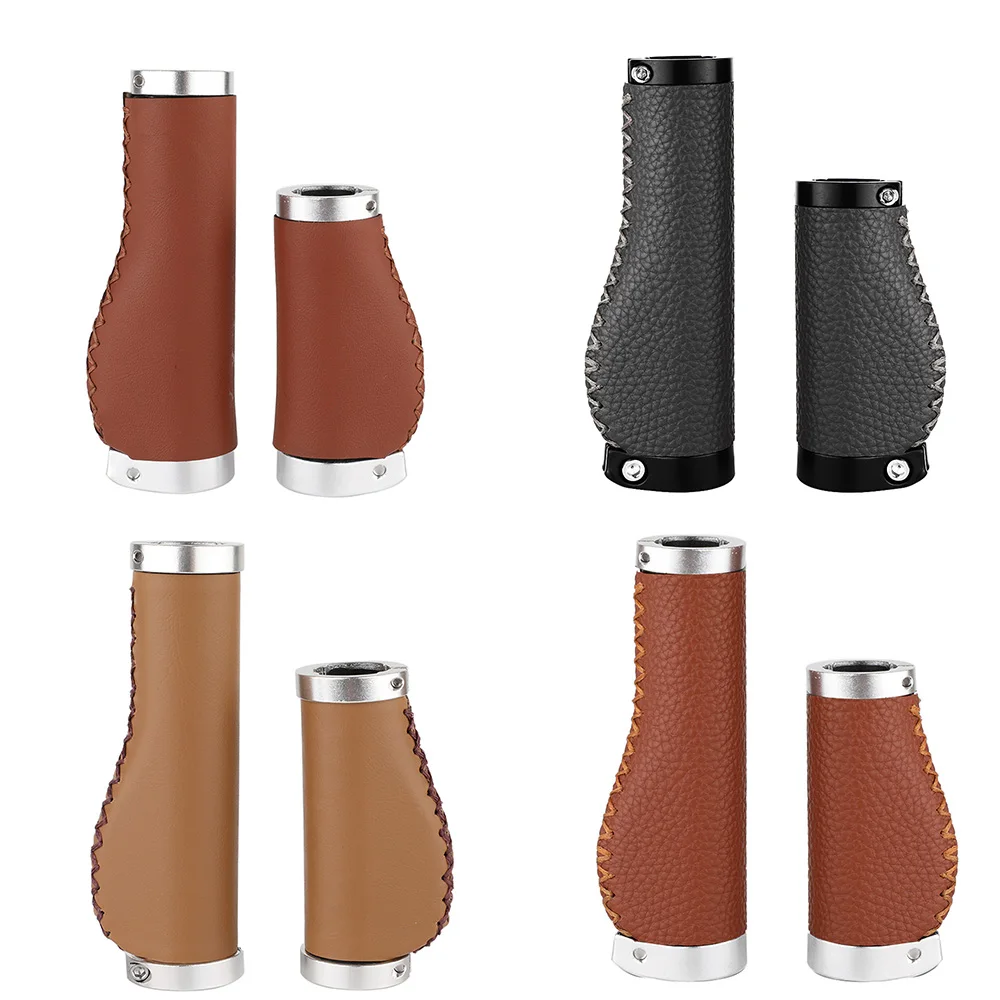 Road Bike Handlebar Cover Super Light Dead Bike Grip Lychee Grain Leather Anti-slip Shockproof Road Bike Grip Accessories