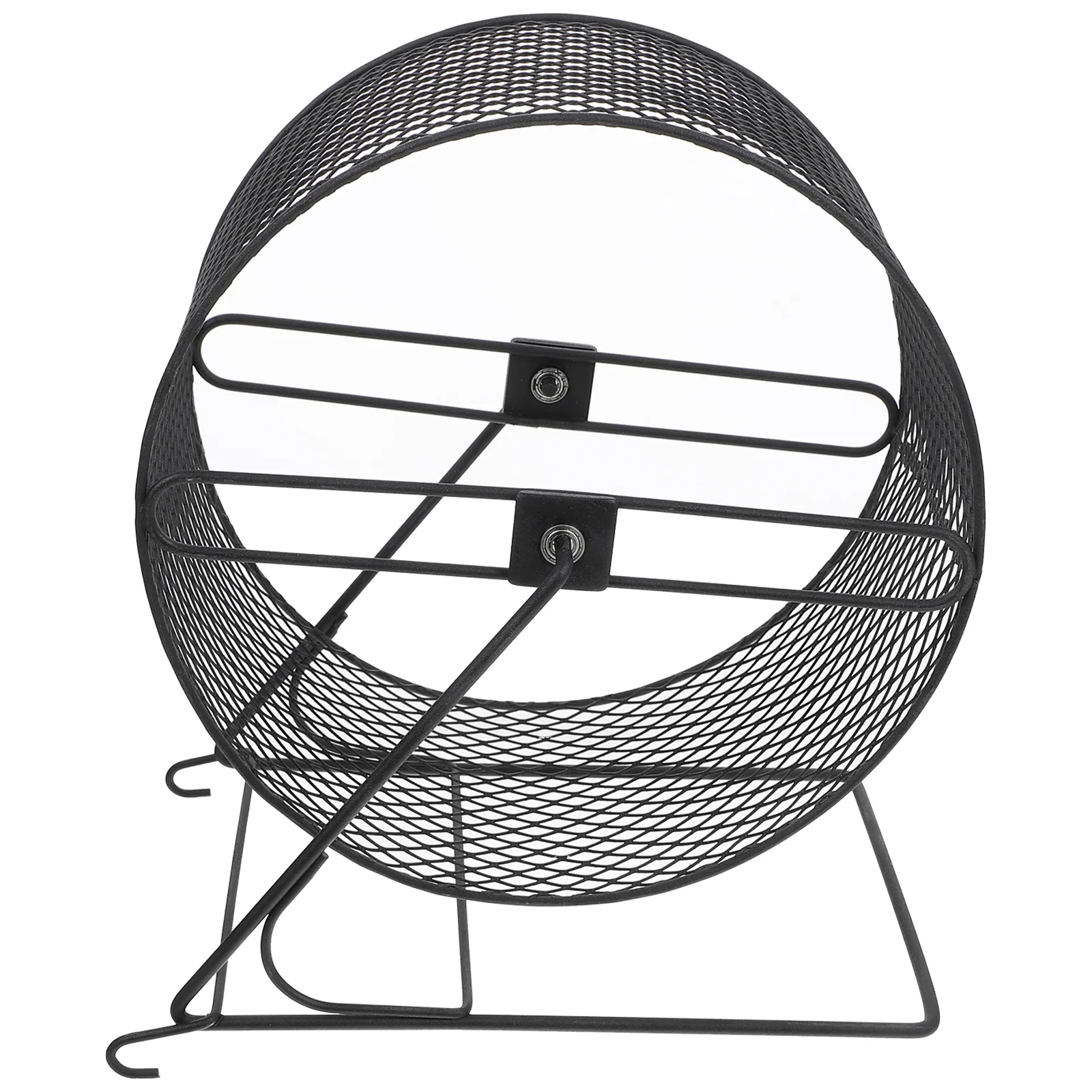 

Silent Hamster Running Wheel 26cm White Iron Toy for Small Pets Hamsters Hedgehogs Squirrels Chinchillas Safe Quiet Exercise