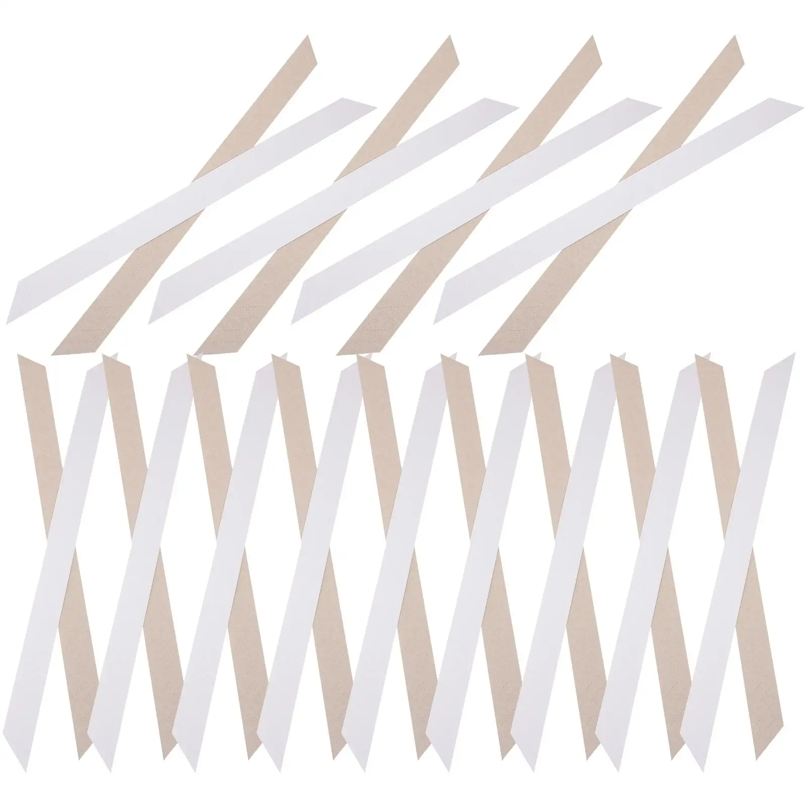 

100 Pcs Shirt Collar Support Paper Collar Stays Adjustable Size For Shirts Blouses Collar Stay Inserts Shaper Tie Clips