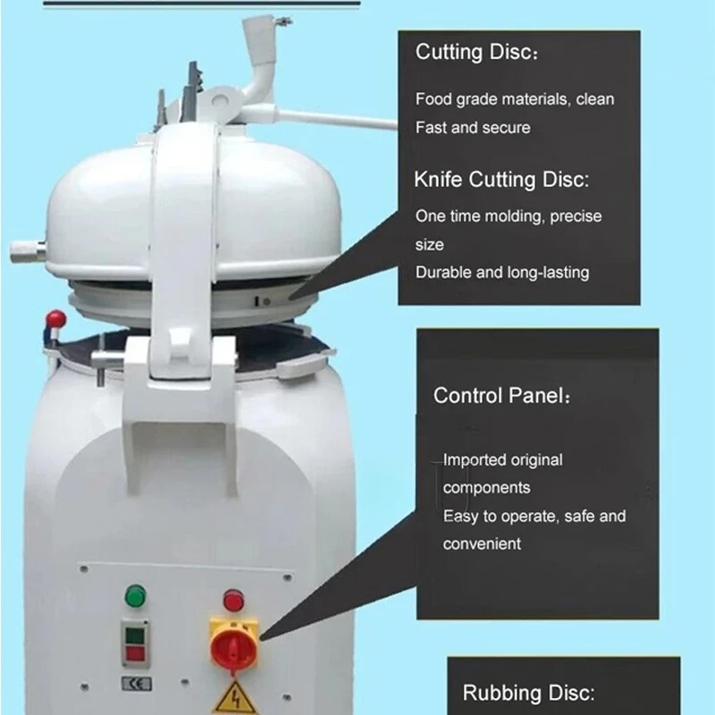 factory direct sales Hot Selling Cake Shop Machine Semi-Automatic Dough Divider Rounder For Bakery