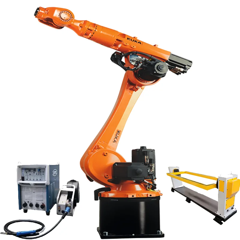 Industrial Automatic Arc Welding Robotic arm KUKA KR500 R2830 Robotic Arm 6 Axis With Arc Welder and positioner