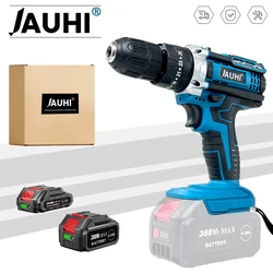 JAUHI 45N.m Electric Screwdriver Cordless Screwdriver Wireless drills for Makita 18v Battery Multi-function 2 Speed Power Tools