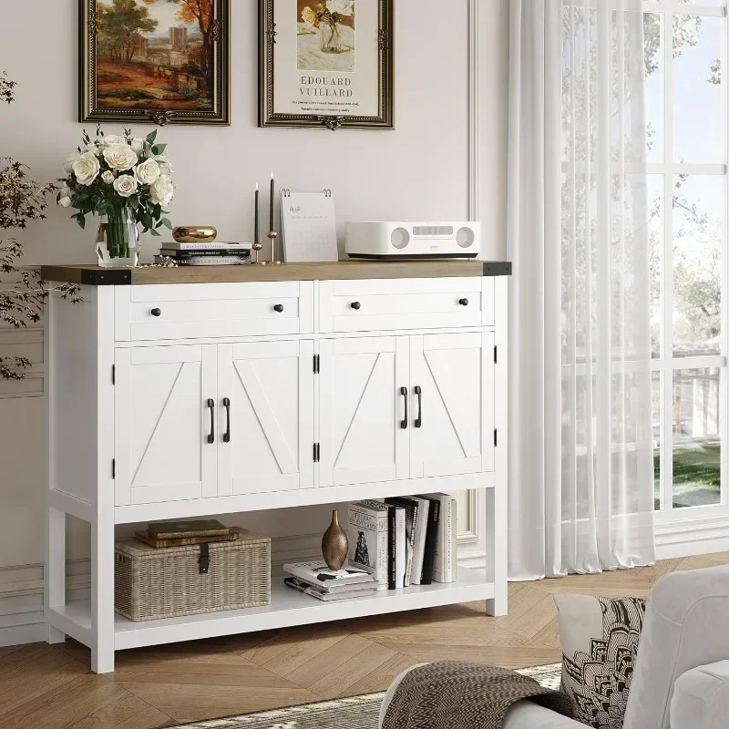 Buffet Sideboard Cabinet with Storage, 47.2