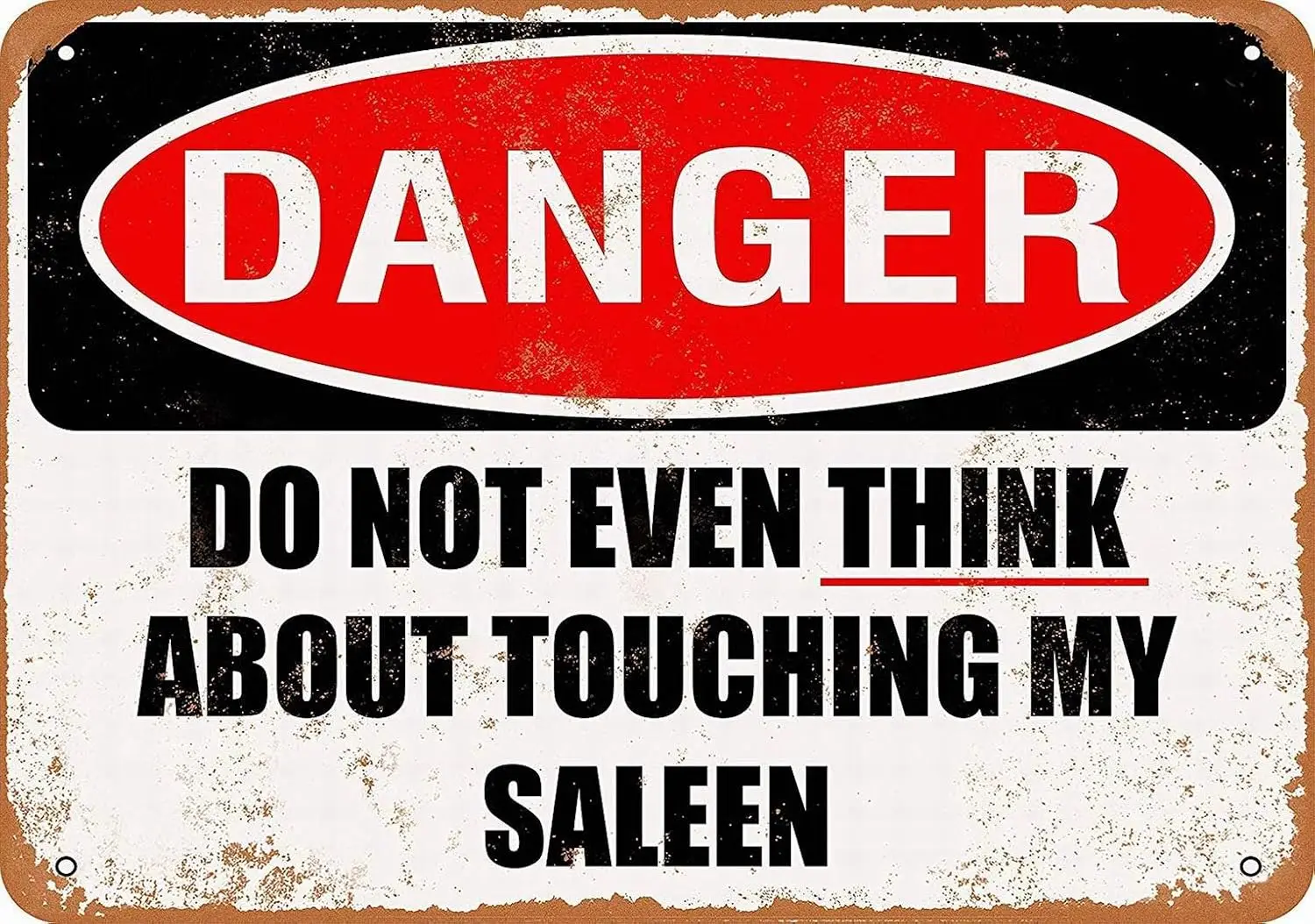 1Q, Metal Sign - Do…