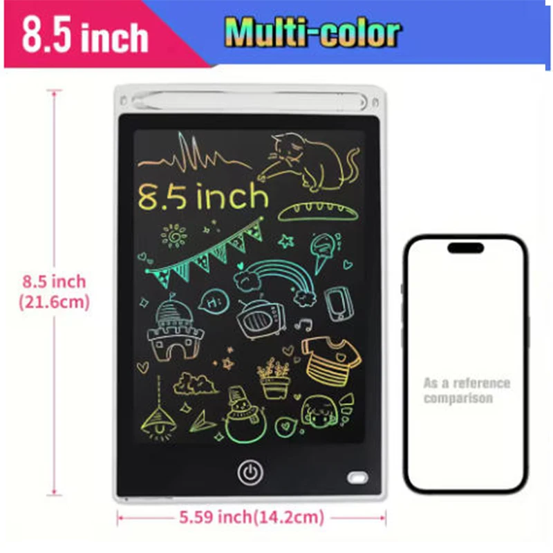 8.5 Inch LCD Writing Tablet Digital Drawing Tablet Handwriting Pads Portable Electronic Tablet Board For 3 4 5 6 7 8 Years Kids