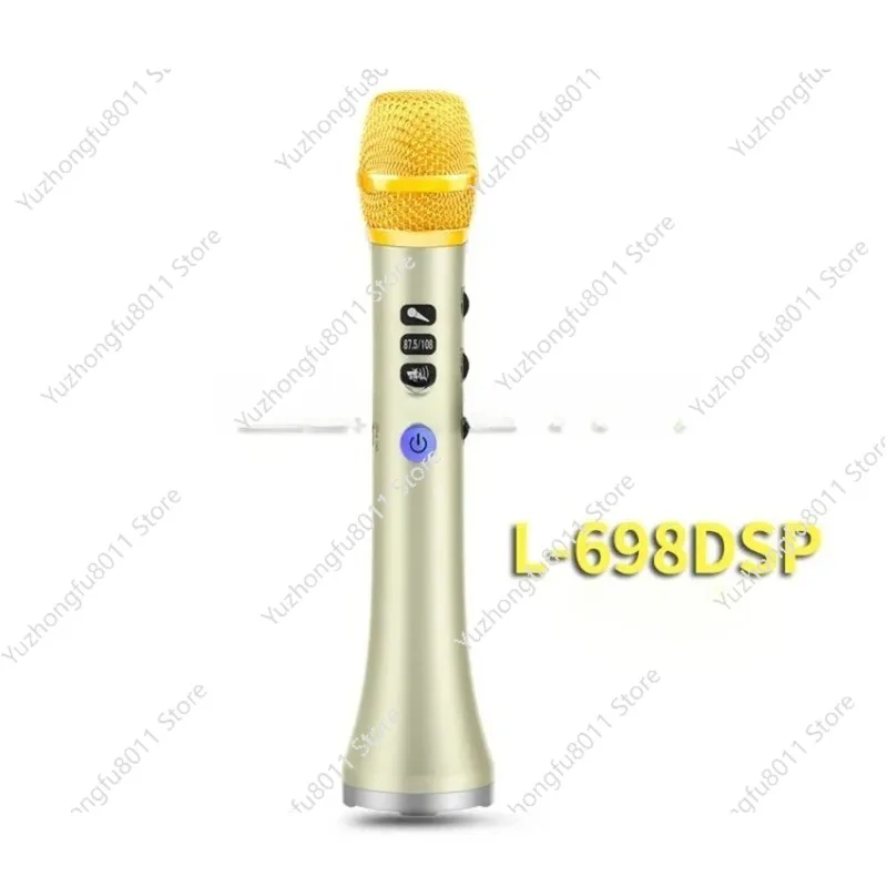 

L-698DSP 20W Wireless Microphone Handheld Karaoke Mic USB Mini Home KTV for Music Professiona Speaker Bluetooth-compatible