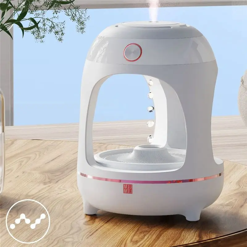 M02K-Desktop Mute Humidifier Ultrasonic Fogger Humidifier Diffuser For Bedroom Office Desktop Home A