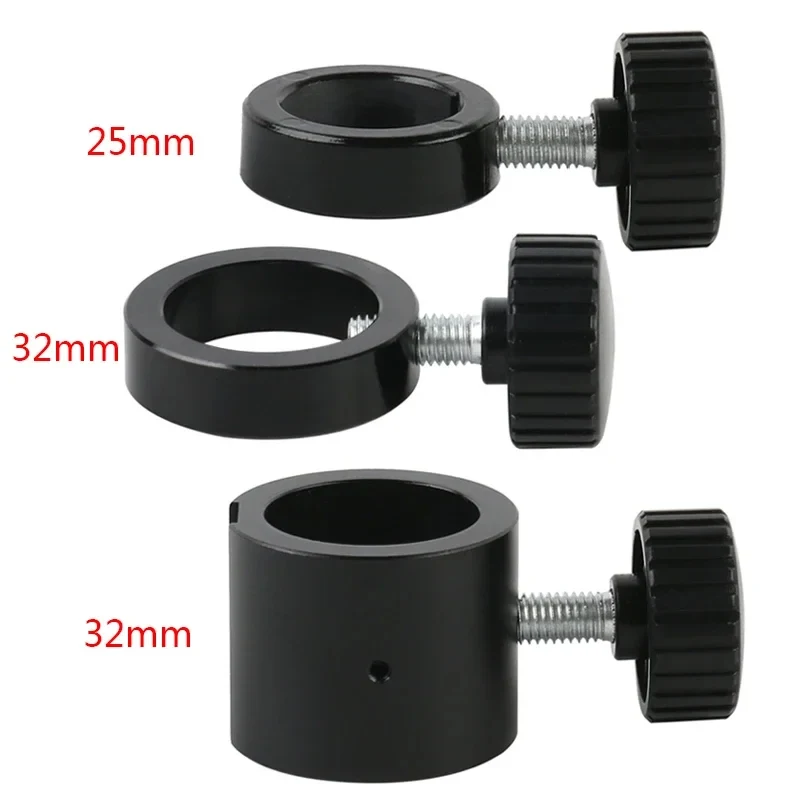 Indústria Stereo Microscópio Limit Fix Posição Anel Titular Coluna de Metal Pilar Bar Adaptador com Parafuso 32 mm 25 mm