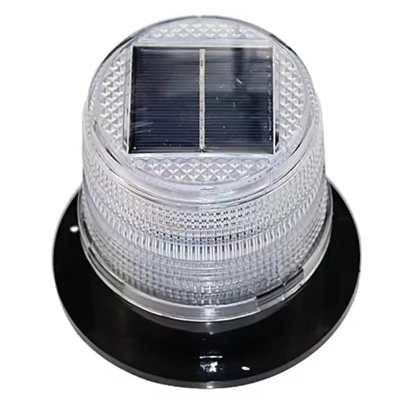 

ABMH-Solar Magnetic Flash Warning Light Night Flashing Lamp Car Truck Roof Beacon Wireless Battery Strobe Emergency Lights