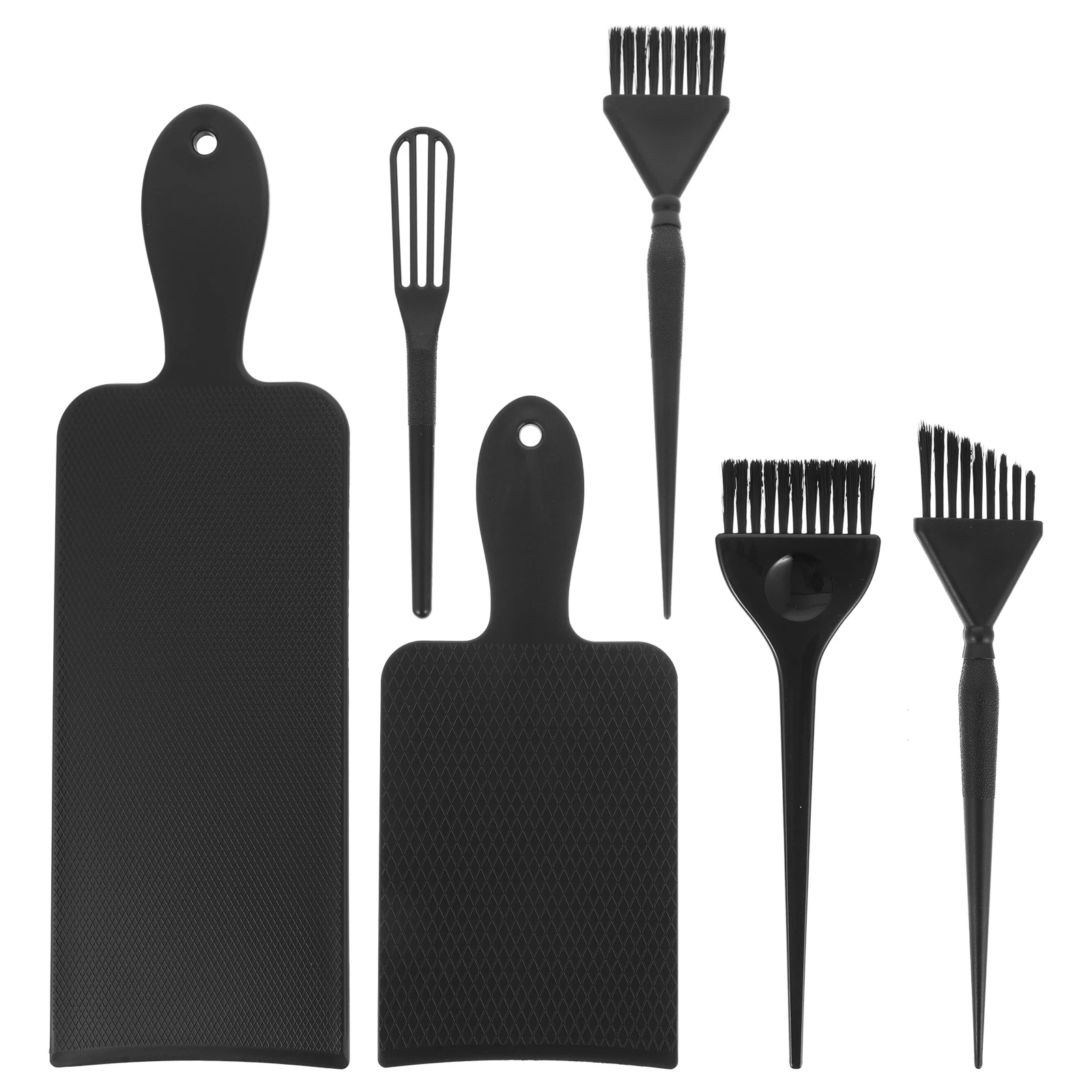 

6Pcs Hair Dye Brush and Highlighting Board Set Professional Hair Coloring Kit for Salon and Home Use Easy Precise