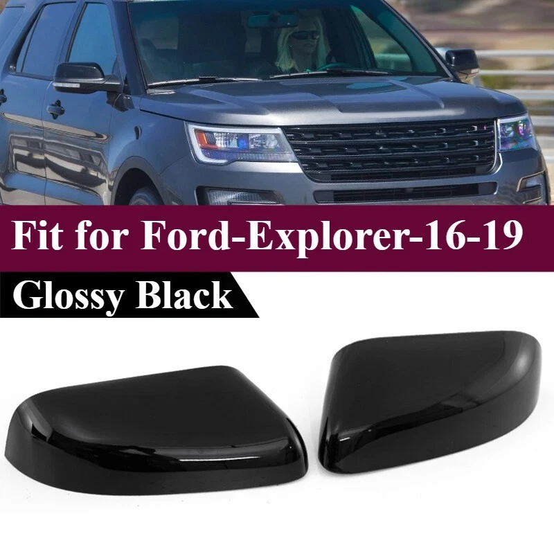 

For Ford Explorer 2016 2017 2018 2019 Right/Left Side Gloss Black Mirror Cover Cap GB5Z-17D742-AA