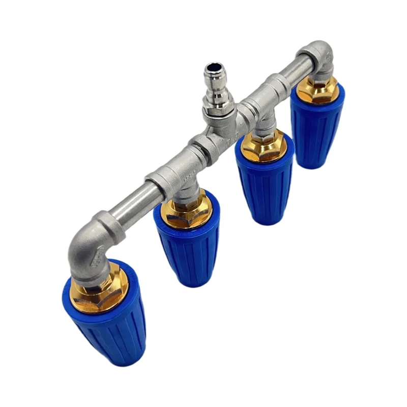 YLS-لغسالة الضغط بفوهة توربو رباعية الاتجاهات لتنظيف السيارة مع 360 درجة ° دوران، موصل سريع 1/4 بوصة، 4000 رطل لكل بوصة مربعة #2